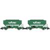 REE N SNCF Getreidesilowagen-Set, UFAC Moulins Du Bos, Ep. IV, 2-tlg.