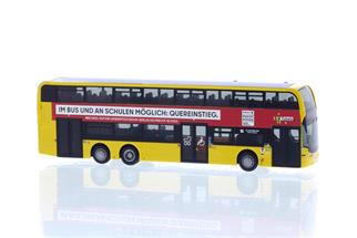 Rietze H0 Alexander Dennis Enviro 500, BVG - Berlin.de/macht Schule