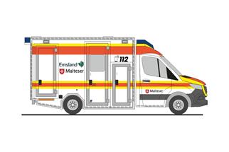 Rietze H0 GSF RTW '18, Malteser Emsland