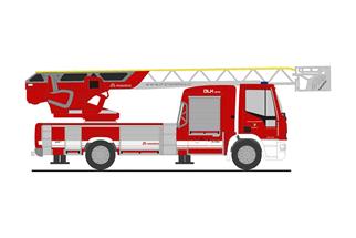 Rietze H0 Magirus DLK '18, Feuerwehr Stockerau