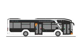 Rietze H0 MAN Lion's City 12 E, VVS Stuttgart