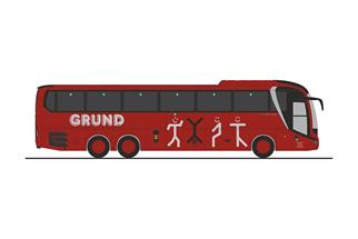 Rietze H0 MAN Lion's Coach L '17, Omnibus Grund - Lehrte