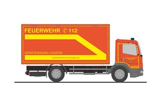 Rietze H0 MB Atego '10, GW-L Feuerwehr Kronshagen