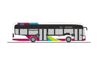 Rietze H0 MB eCitaro, Salzburg Verkehr