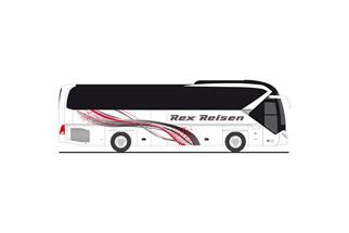 Rietze H0 Neoplan Tourliner '16, Rex Reisen Wegberg