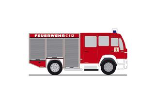 Rietze H0 Schlingmann MAN TLF, Feuerwehr Potsdam