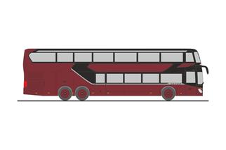 Rietze H0 Setra S 531 DT, Vorführdesign