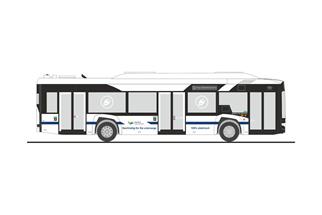 Rietze H0 Solaris Urbino 12 '19 electric, Zugerland Verkehrbetriebe