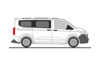 Rietze H0 VW e-Transporter KR T7, clear white