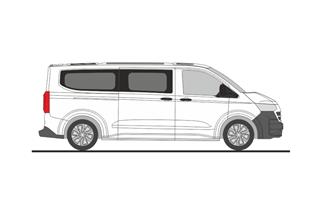 Rietze H0 VW e-Transporter LR T7, clear white