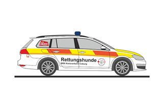 Rietze H0 VW Golf 7 Variant, Rettungshundestaffel Coburg