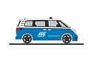 Rietze H0 VW ID. Buzz People, Verkehrsaufsicht KVG Kassel
