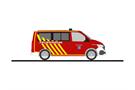 Rietze H0 VW T6.1, Feuerwehr Berchtesgaden