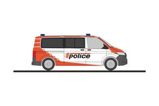 Rietze H0 VW T6.1, Polizei Wallis