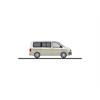 Rietze H0 VW T6 Bus KR, candyweiss/ascotgrau