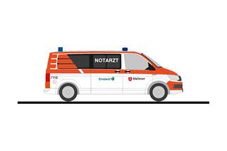 Rietze H0 VW T6, Malteser Papenburg