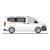 Rietze H0 VW Transporter KR T7, clear white