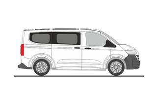 Rietze H0 VW Transporter KR T7, clear white