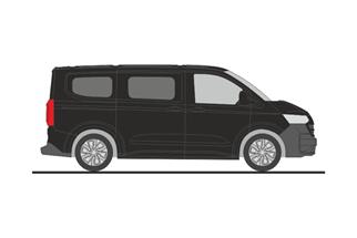 Rietze H0 VW Transporter KR T7, midnight black metallic