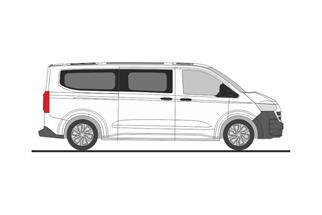 Rietze H0 VW Transporter LR T7, clear white