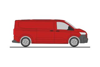 Rietze H0 VW Transporter LR T7, intensive red