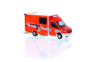 Rietze H0 WAS Design-RTW '18, Feuerwehr Oberhausen