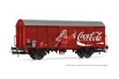 Rivarossi H0 DB gedeckter Güterwagen Gs, Coca-Cola, Ep. IV