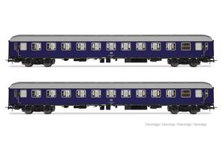 Rivarossi H0 DB Liegewagen-Set Bcm 243, blau, Ep. IV, 2-tlg.