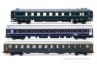 Rivarossi H0 FS/CIWL Reisezug-Wagenset 1 Exp 234/235 Remus Rom - Wien, Ep. IV, 3-tlg.