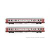 Rivarossi H0 FS Personenwagen-Set Gran Confort '85, Frecciabianca, Ep. VI, 2-tlg.