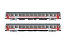 Rivarossi H0 FS Personenwagen-Set UIC-Z1, Intercity, Ep. VI, 2-tlg.