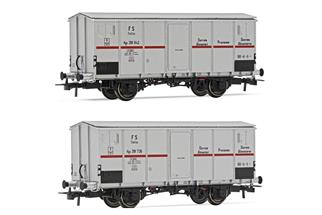 Rivarossi H0 FS Spitzdachkühlwagen-Set Ifms, Ep. III, 2-tlg.