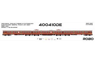Robo Modele H0 (DC Sound) PR Elektrotriebzug EN57-990, Ep. V, 3-tlg.