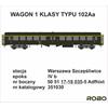Robo Modele H0 PKP Reisezugwagen 102Aa, 1. Klasse, Ep. IVb