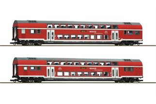 Roco H0 (AC) DB AG Doppelstockwagen-Set 2 München-Salzburg-Express, Ep. VI, 2-tlg.