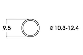 Roco H0 (AC) Haftringsatz Ø 10,3-12,4 mm (Inhalt: 10 Stk.)