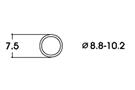 Roco H0 (AC) Haftringsatz Ø 8,8-10,2 mm (Inhalt: 10 Stk.)