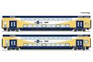 Roco H0 (AC) Metronom Doppelstockwagen-Set 2, Ep. VI, 2-tlg.