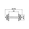 Roco H0 (AC) Radsatz Ø 7,5 mm (Inhalt: 2 Stk.)