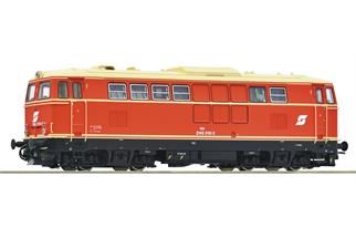 Roco H0 (AC Sound) ÖBB Diesellok 2143 010-3, blutorange, Ep. IV
