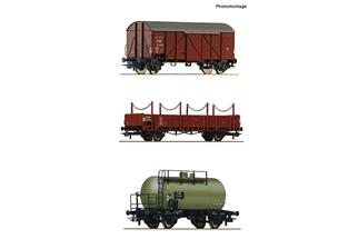 Roco H0 CSD Güterzug-Set, Ep. III, 3-tlg.