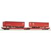 Roco H0 DB AG Doppeltaschen-Gelenkwagen T3000e, DB Cargo, Ep. VI