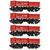 Roco H0 DB AG Muldenkippwagen-Set Falns 128, Ep. VI, 4-tlg.