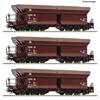 Roco H0 DB Erzwagen-Set 1 Faals 150, Ep. IV, 3-tlg.
