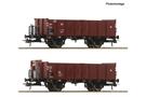 Roco H0 DB Hochbordwagen-Set Om 12, Ep. III, 2-tlg.