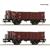 Roco H0 DB Hochbordwagen-Set Om 12, Ep. III, 2-tlg.