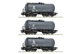Roco H0 DB Kesselwagen-Set, VTG, Ep. IV, 3-tlg.