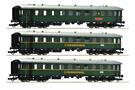 Roco H0 DB Reisezugwagen-Set Ferienexpress, Ep. III, 3-tlg.