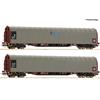 Roco H0 (DC) CD Cargo 2-tlg. Set: Schiebeplanenwagen