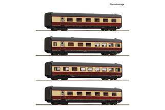 Roco H0 (DC) DB 4-tlg. Set: Mittelwagen zum Dieseltriebzug BR 601, DB